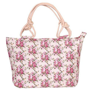 Large Folding Canvas Beach Bag