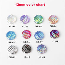 Scale Cabochon Earrings