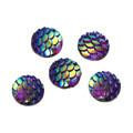 Scale Cabochon Earrings