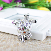 Crystal Turtle Keyring