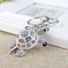 Crystal Turtle Keyring
