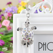 Crystal Turtle Keyring