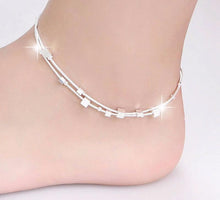 Swimming Silver Anklets