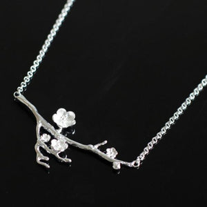 Cherry Blossom Branch Necklace