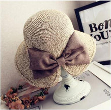 Woven Sun Hat with Bow