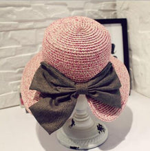 Woven Sun Hat with Bow