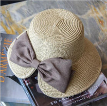 Woven Sun Hat with Bow