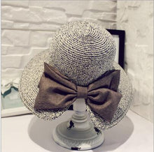 Woven Sun Hat with Bow