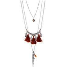 Pacific Tassel Bib Necklace