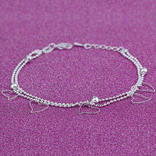 Swimming Silver Anklets