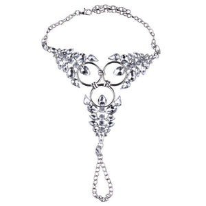 Crystal Trio Barefoot Sandal