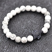 Lava Stone Turtle Bracelet