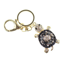 Crystal Turtle Keyring