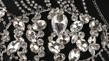 Crystal and Pearl Shoulder Chains