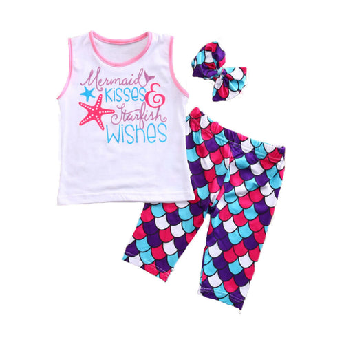 Girls Mermaid Kisses Set