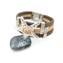 Cork and Starfish Bracelet