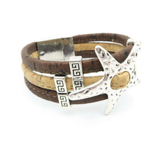 Cork and Starfish Bracelet