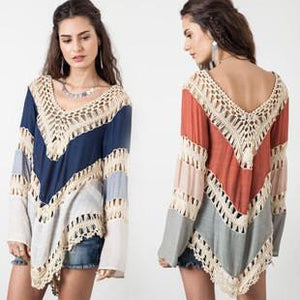Sandra Crochet Tunic Top